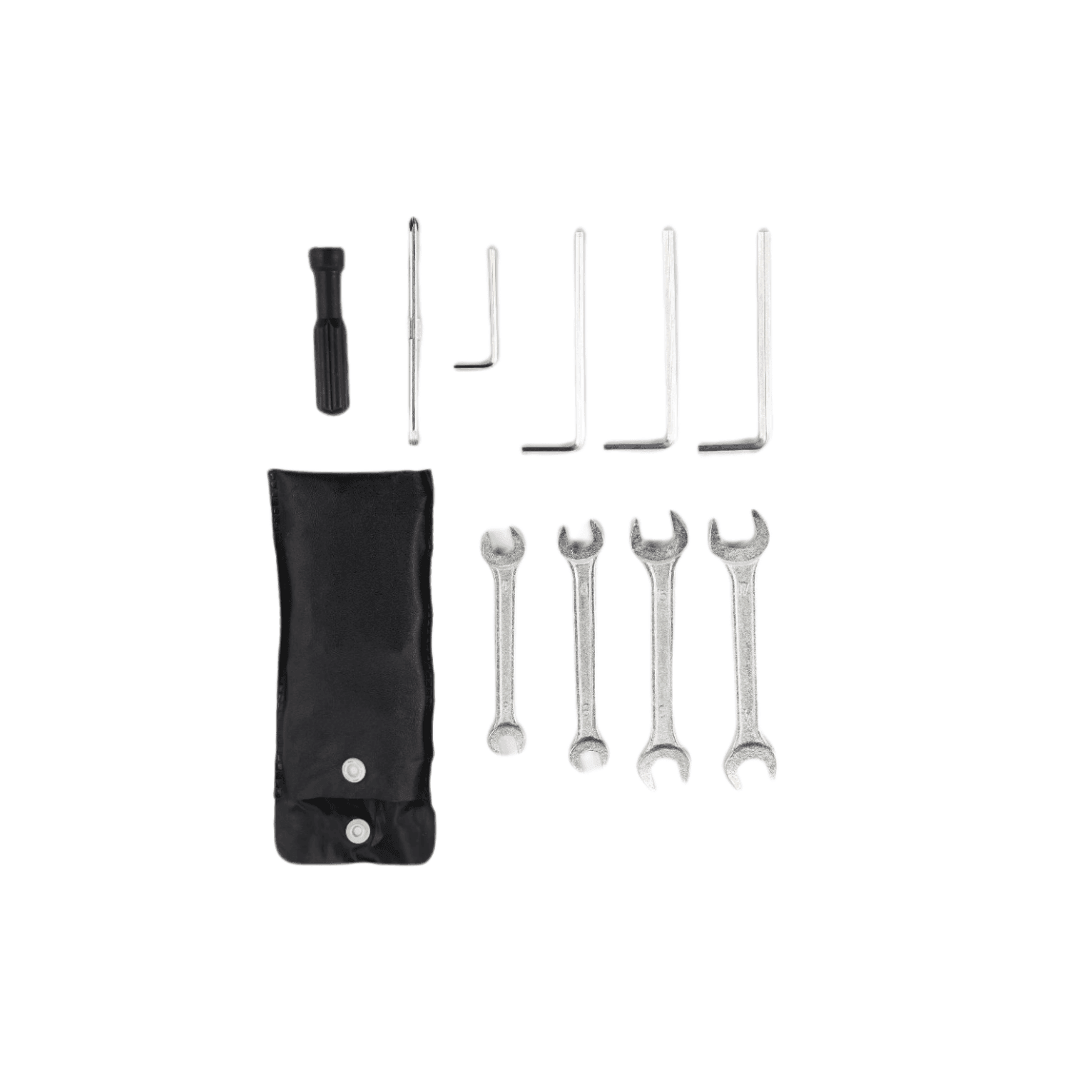 Multipurpose bicycle repair tool set