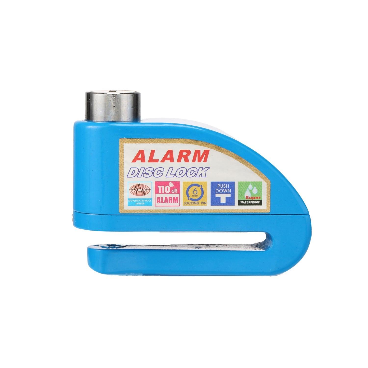 Disc brake alarm lock