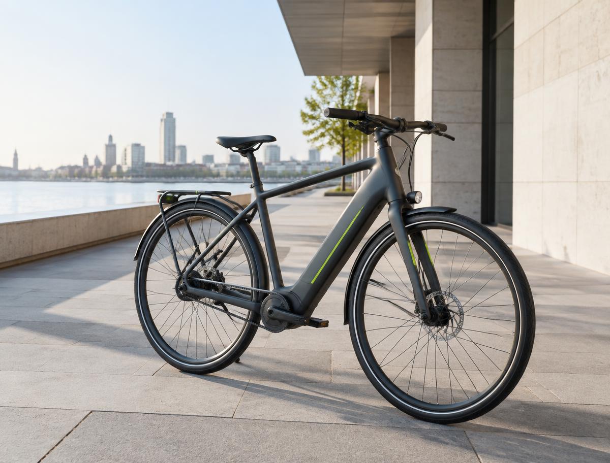 City electric bike lifestyle