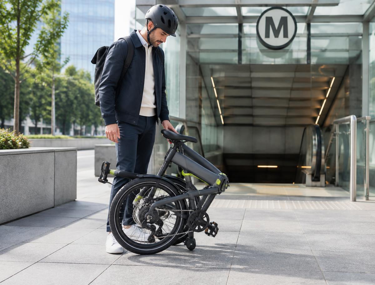 Folding electric bike lifestyle